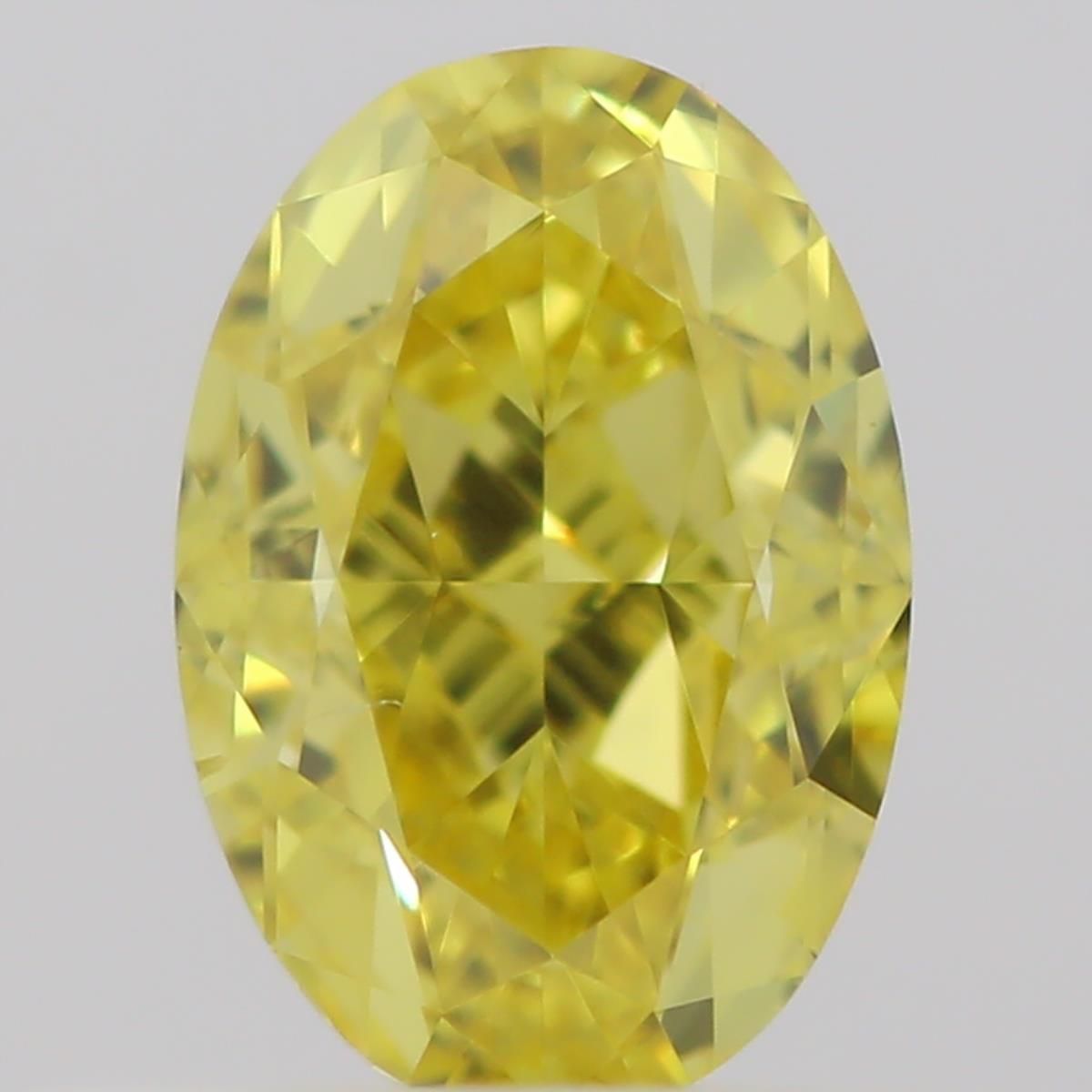 Diament 0.45 ct Fancy Vivid Yellow/SI1