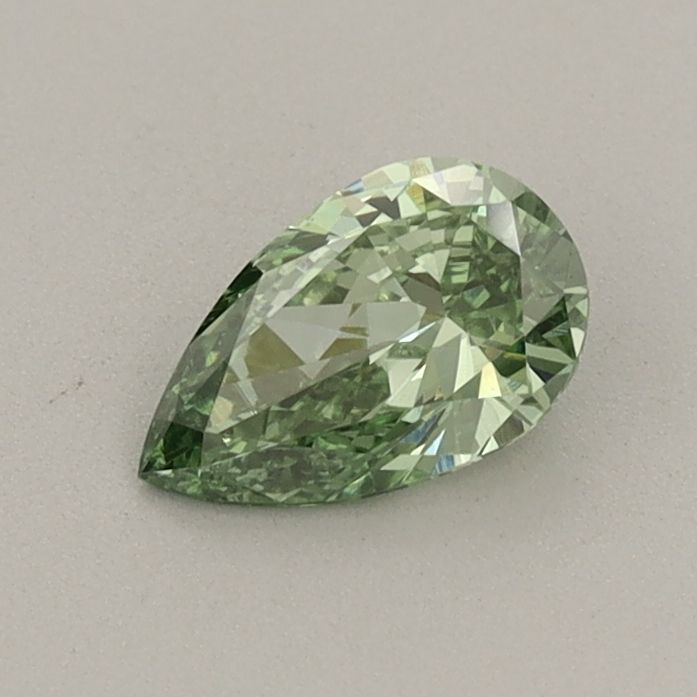 0.45 CT Fancy Vivid Green PEAR