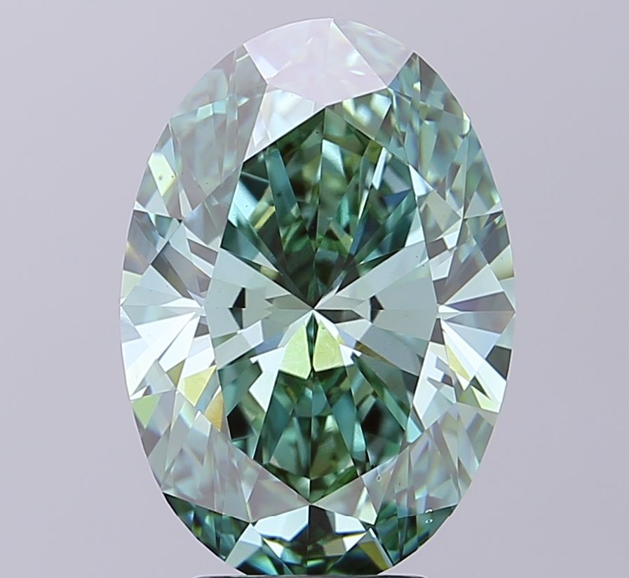 5.04 ct. oval Lab Grown Diamond front image