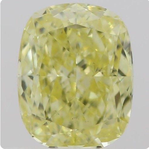 Diament 0.5 ct Fancy Intense Yellow/SI1