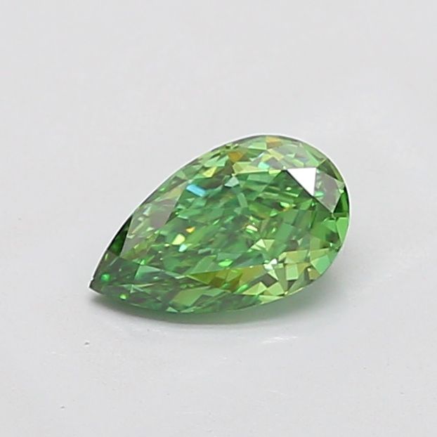 1.02 CT Fancy Vivid Green PEAR