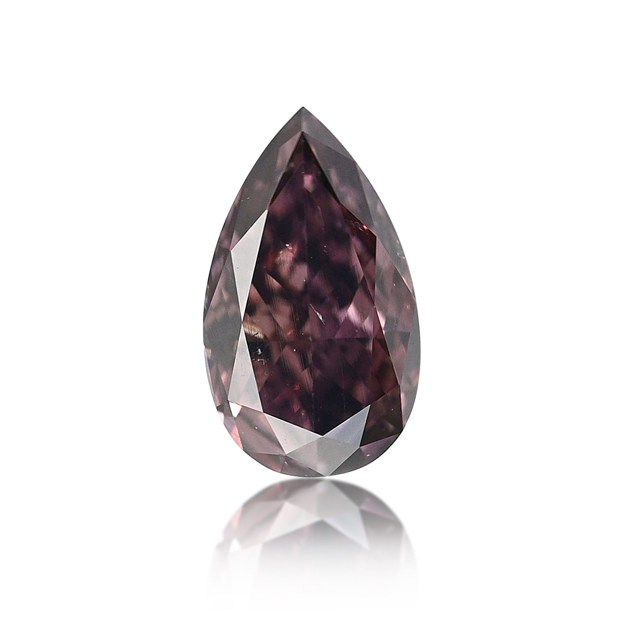 Diament 0.24 ct Fancy Dark Pink Brown/SI1