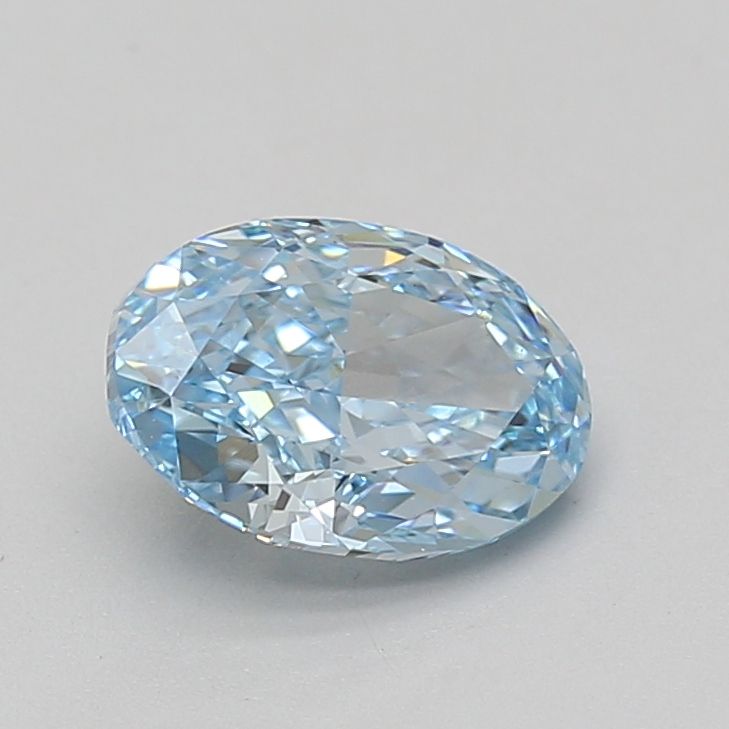 1.56 CT Fancy Vivid Blue OVAL