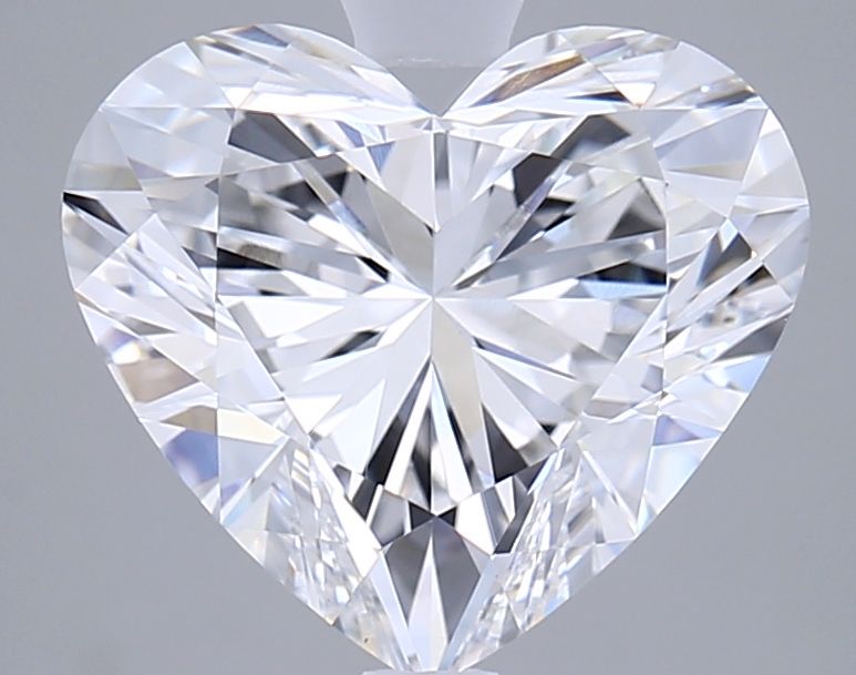 3.05 carat e VVS2 EX Cut IGI heart diamond