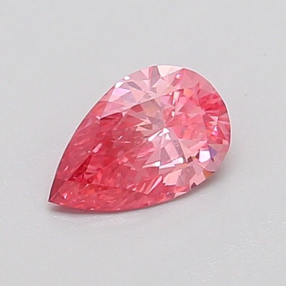 0.39 CT Fancy Vivid Pink PEAR