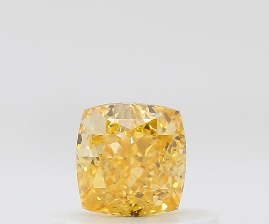 Diament 0.41 ct Fancy Intense Orange Yellow/VS1