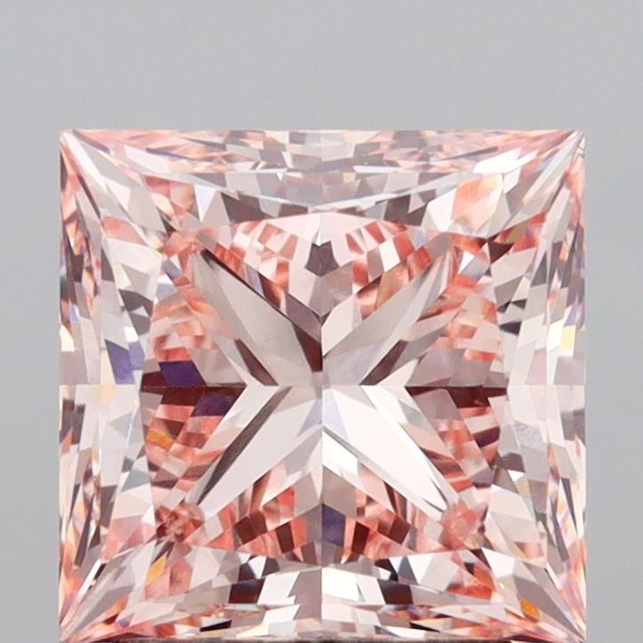 3.25 ct. princess Lab Grown Diamond front image