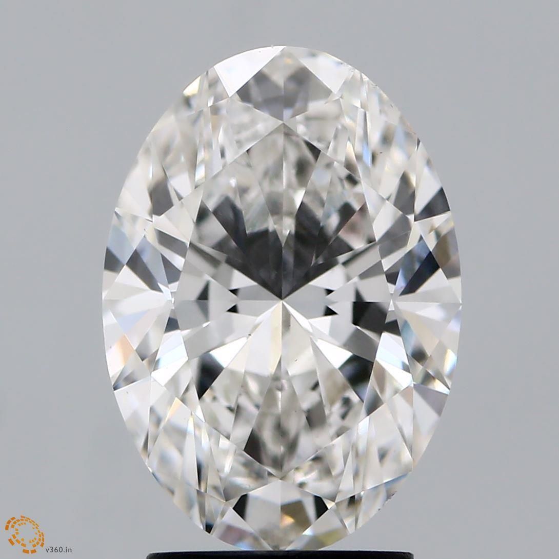 2.78 ct. oval Lab Grown Diamond front image