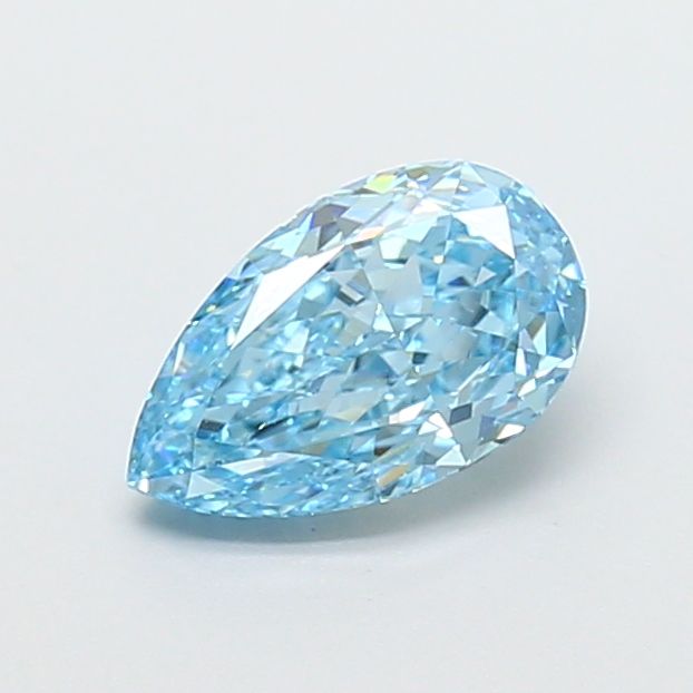 1.55 CT Fancy Vivid Blue PEAR