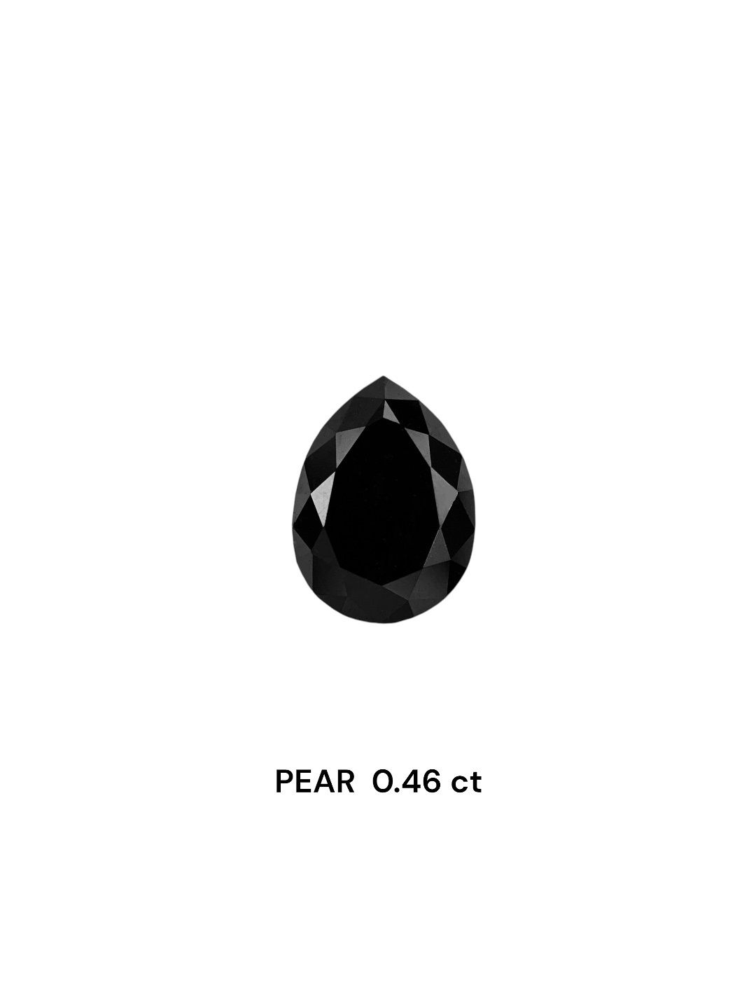 Diament 0.46 ct Fancy Black/VVS2