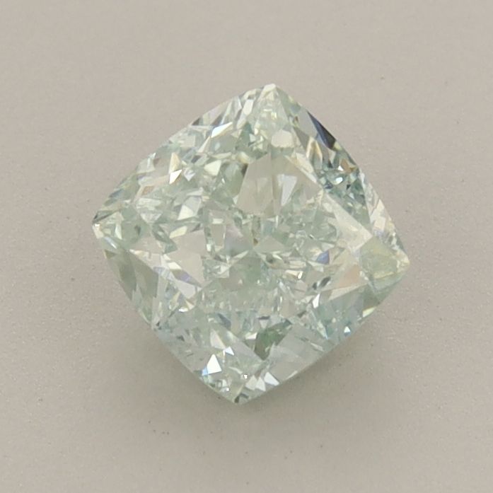 0.97 CT Fancy Green CUSHION MODIFIED