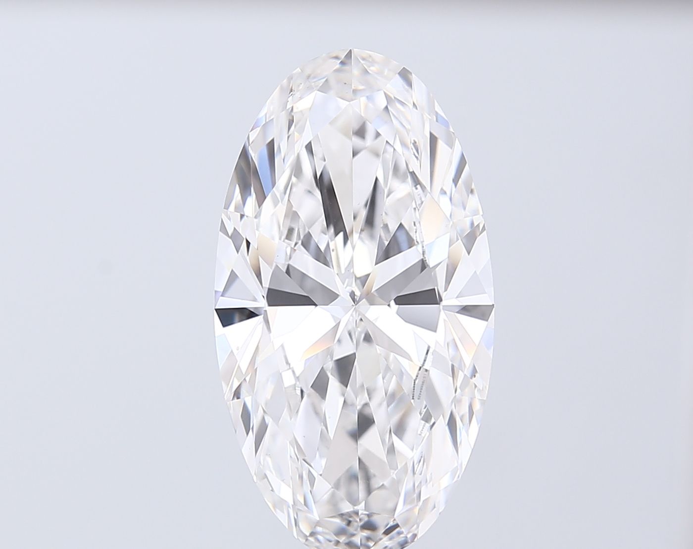 7.09 ct. oval Lab Grown Diamond front image