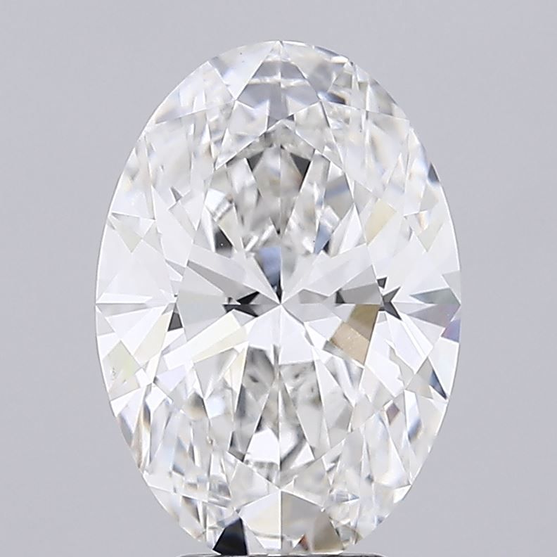 5.23 ct. oval Lab Grown Diamond front image