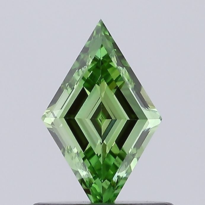 0.55 CT Fancy Vivid Green LOZENGE