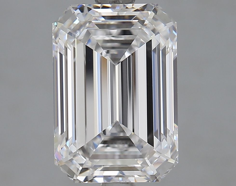 Diamant Émeraude 3.03 ct - Couleur D - Pureté VVS1