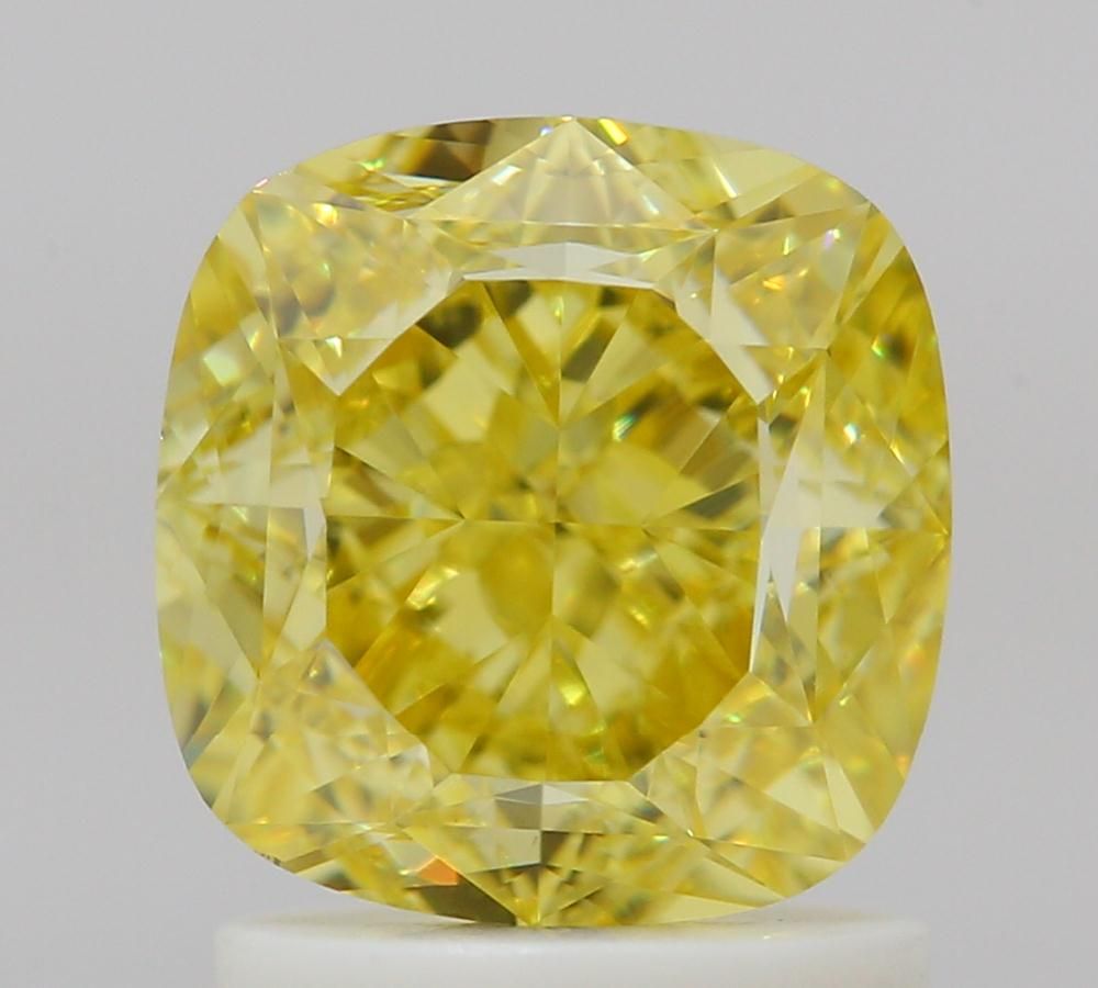 Diament 2.01 ct Fancy Vivid Yellow/VS1