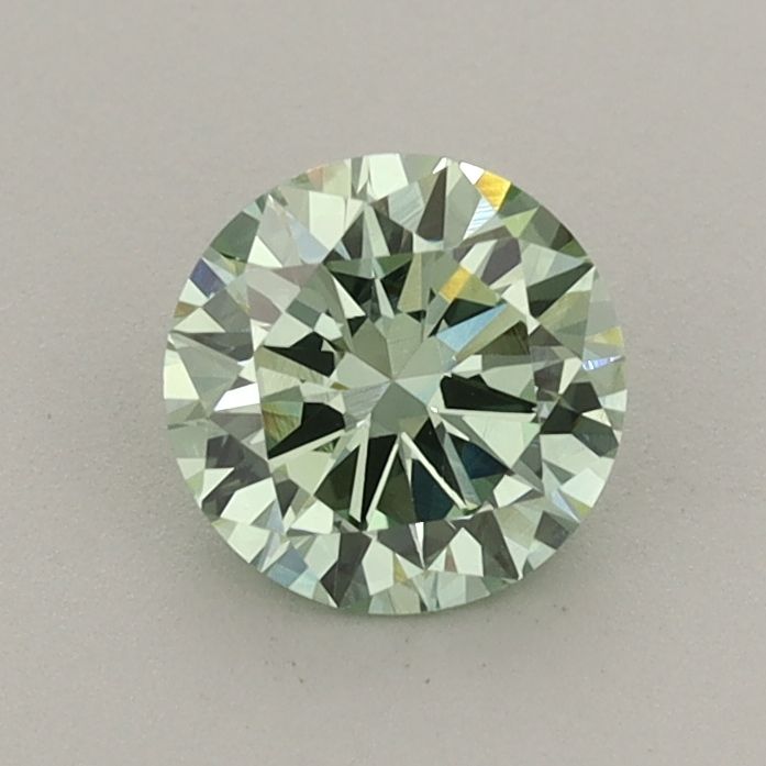 0.74 CT Fancy Vivid Green ROUND