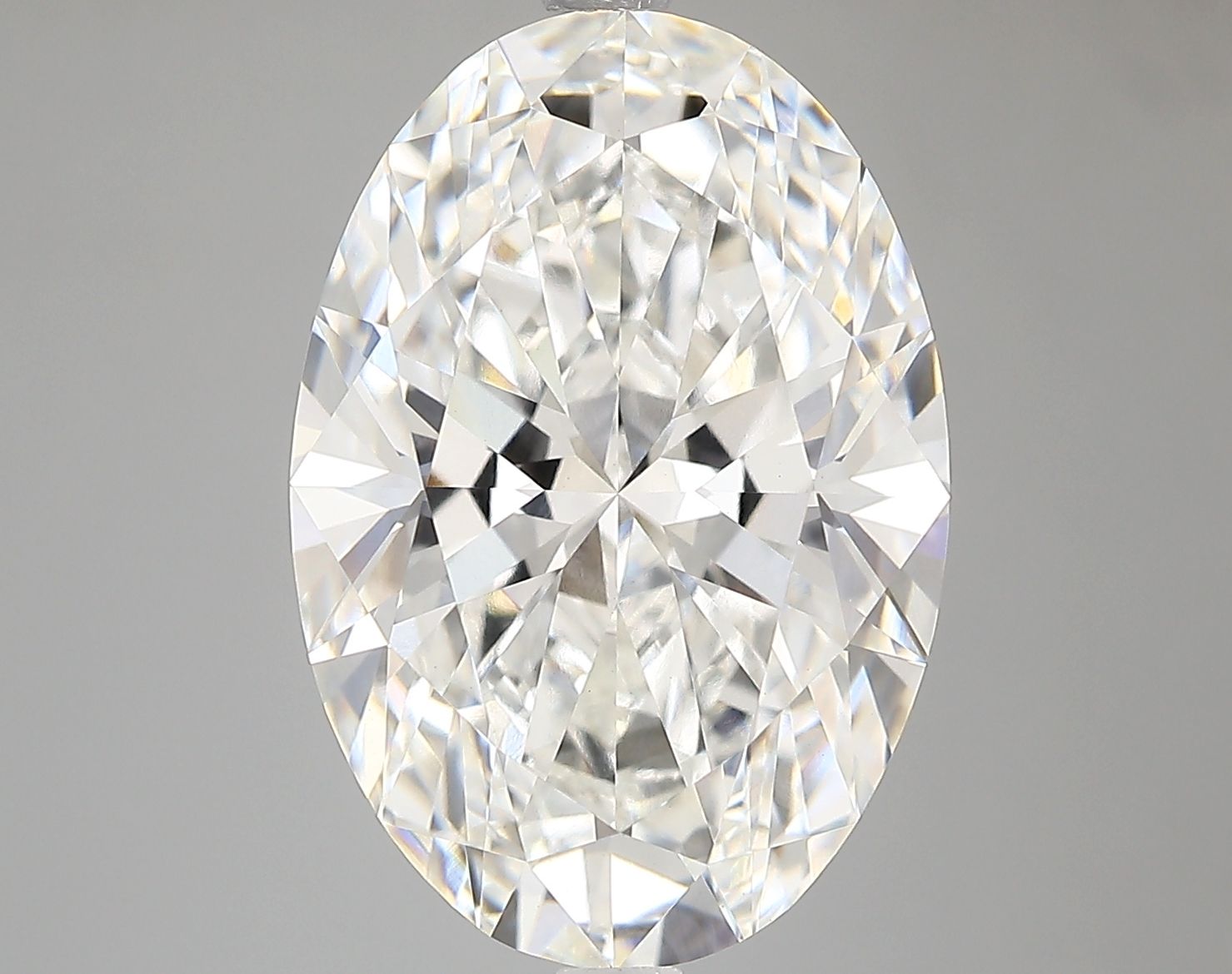6.10 ct. oval Lab Grown Diamond front image