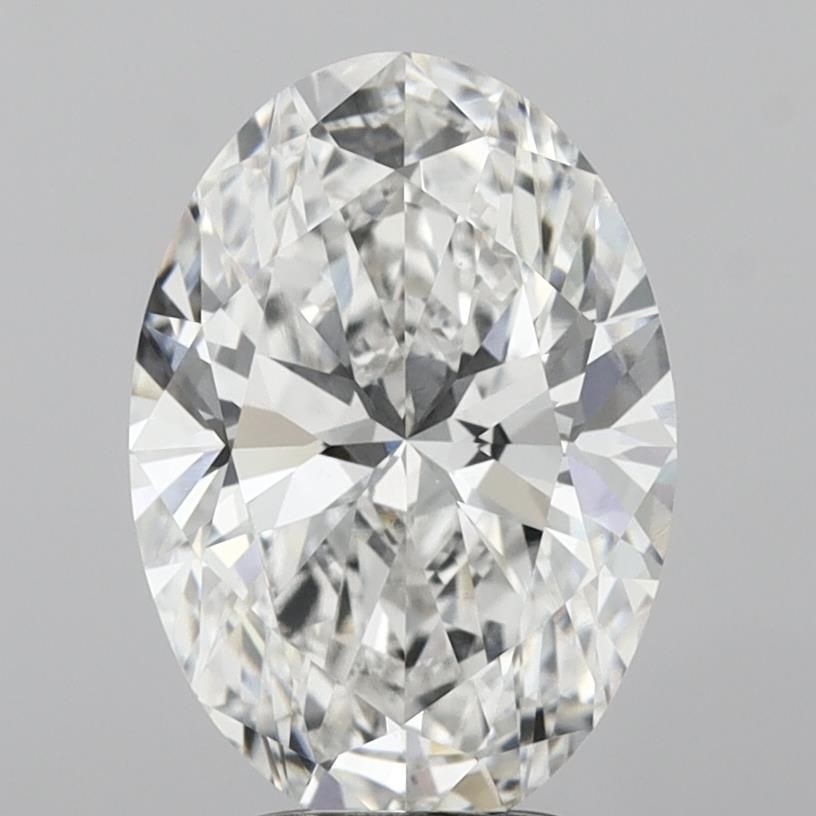 3.92 ct. oval Lab Grown Diamond front image