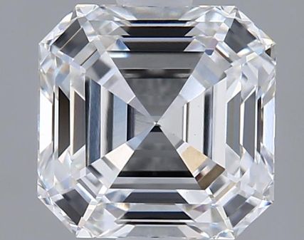1.74 ct lab-grown Asscher Diamond
