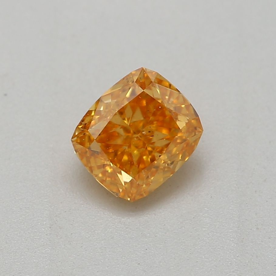 Diament 0.32 ct Fancy Vivid Yellow Orange/SI2