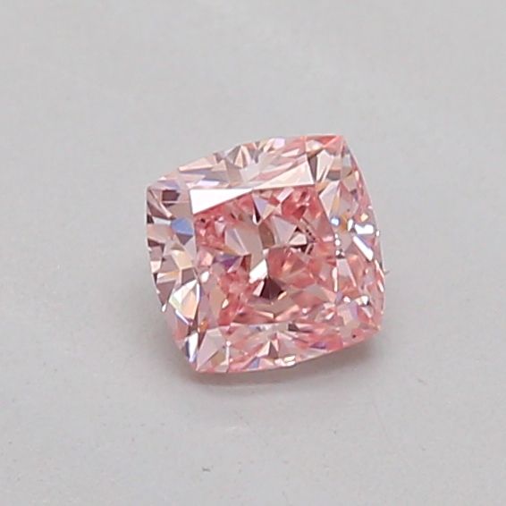 0.22 CT Fancy Intense Pink CUSHION MODIFIED