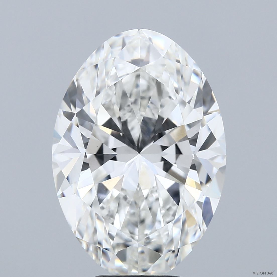 7.05 ct. oval Lab Grown Diamond front image