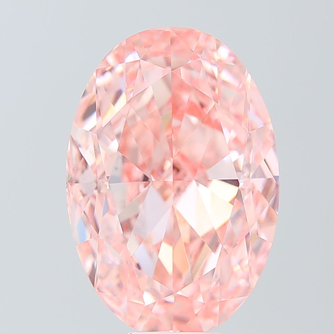 13.36 ct. oval Lab Grown Diamond front image