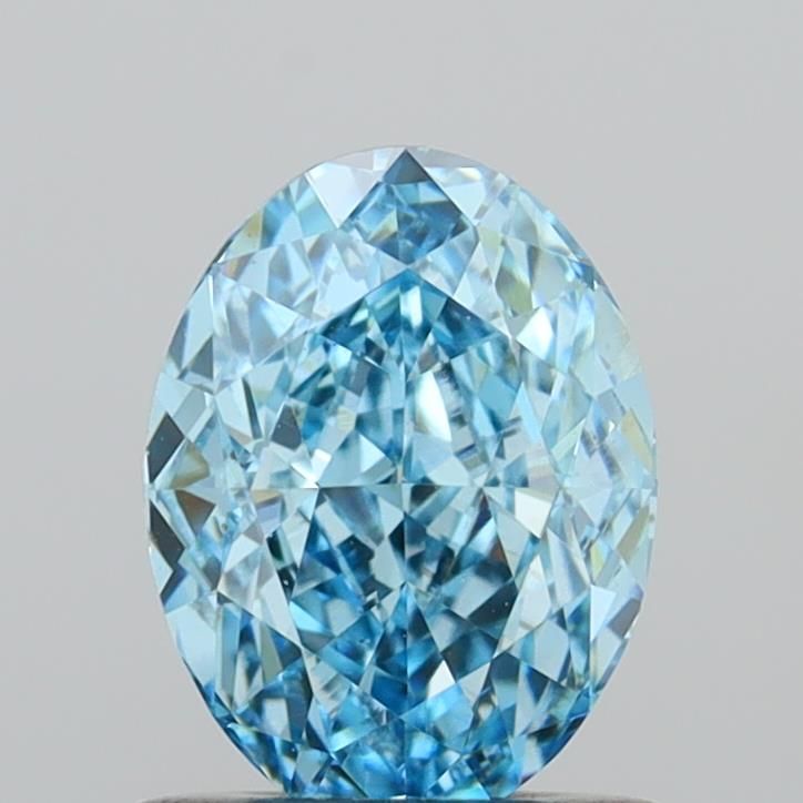 1.01 CT Fancy Vivid Blue OVAL