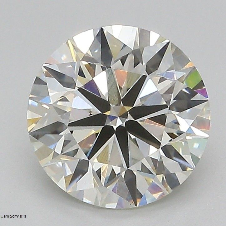 2.47 ct. round Lab Grown Diamond front image