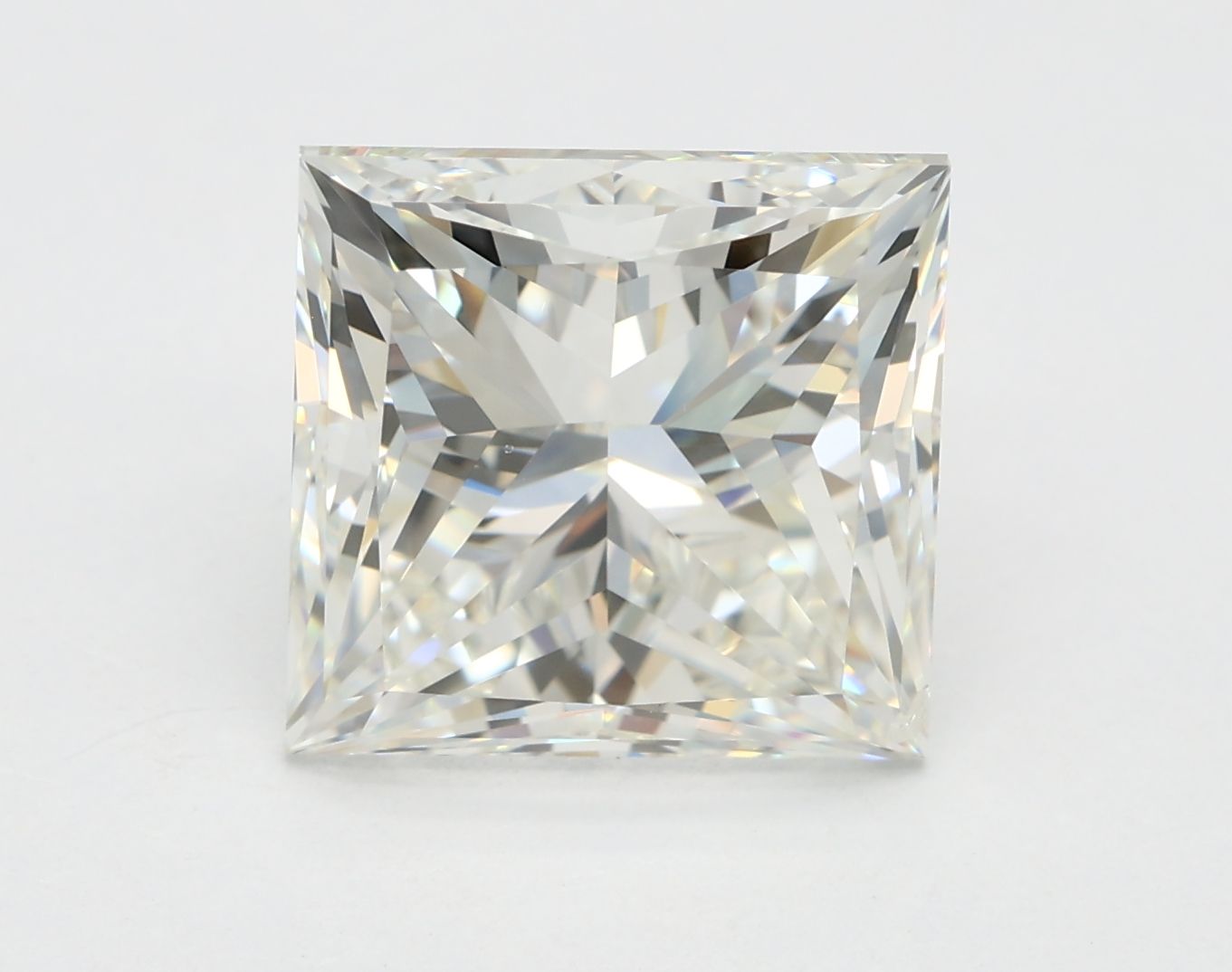 5.02 ct. princess Lab Grown Diamond front image