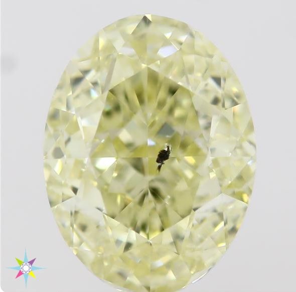 Diament 1.33 ct Fancy Light Yellow/SI2