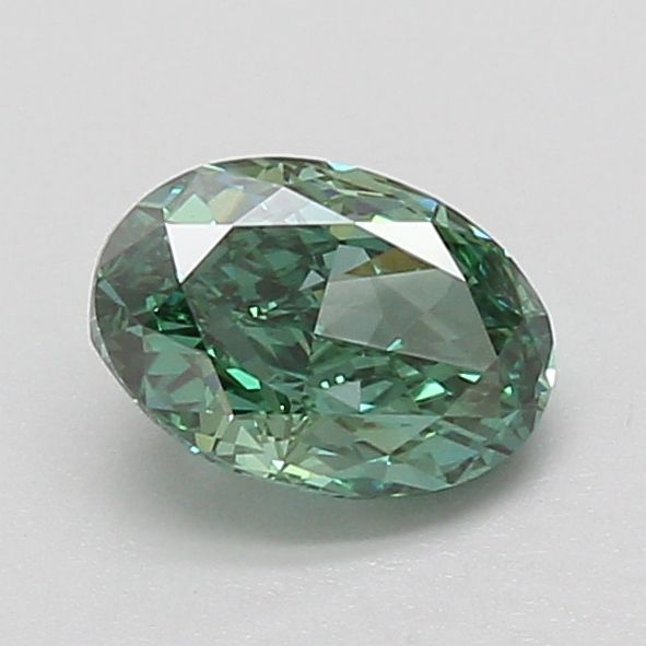 1.06 CT Fancy Vivid Green OVAL