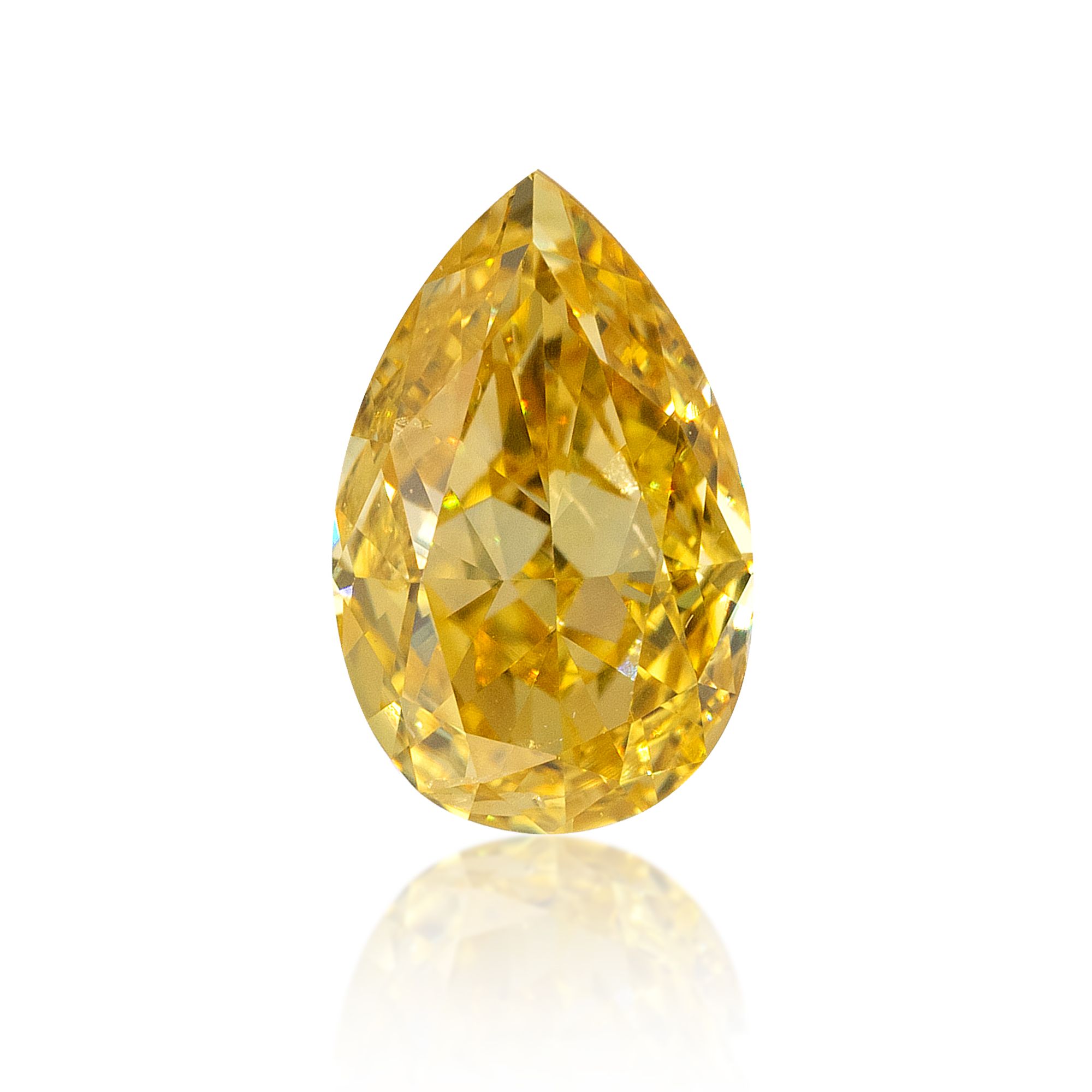 Diament 0.5 ct Fancy Intense Yellow/SI2
