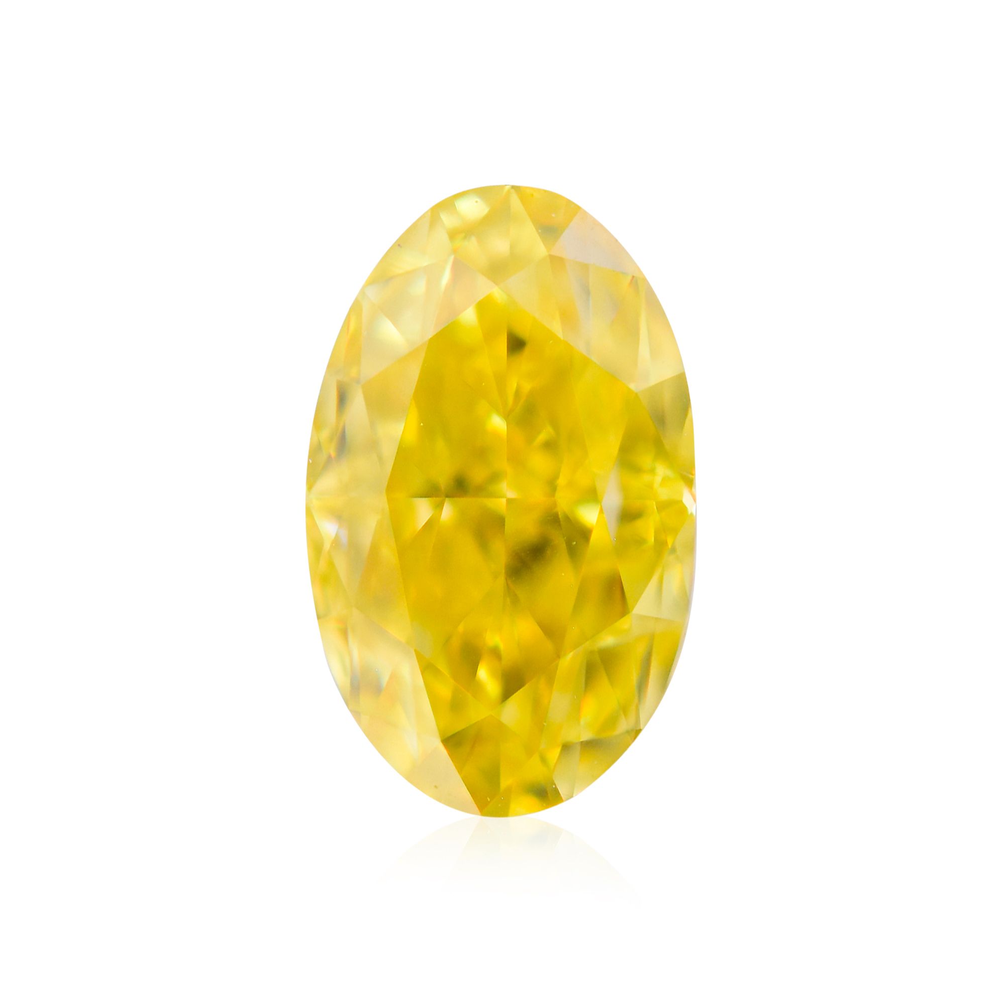 Diament 0.45 ct Fancy Vivid Yellow/VS1