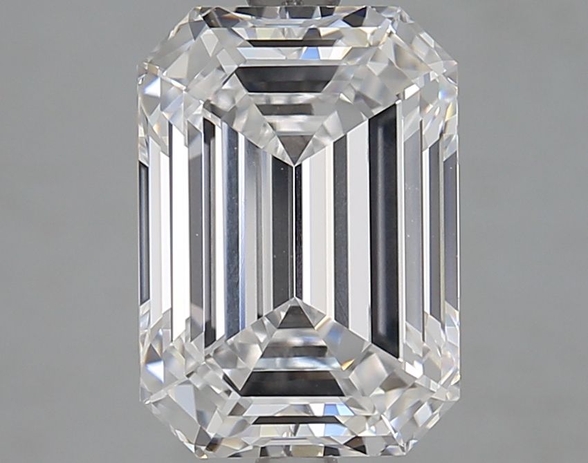 Diamant Émeraude 4.06 ct - Couleur D - Pureté VVS1