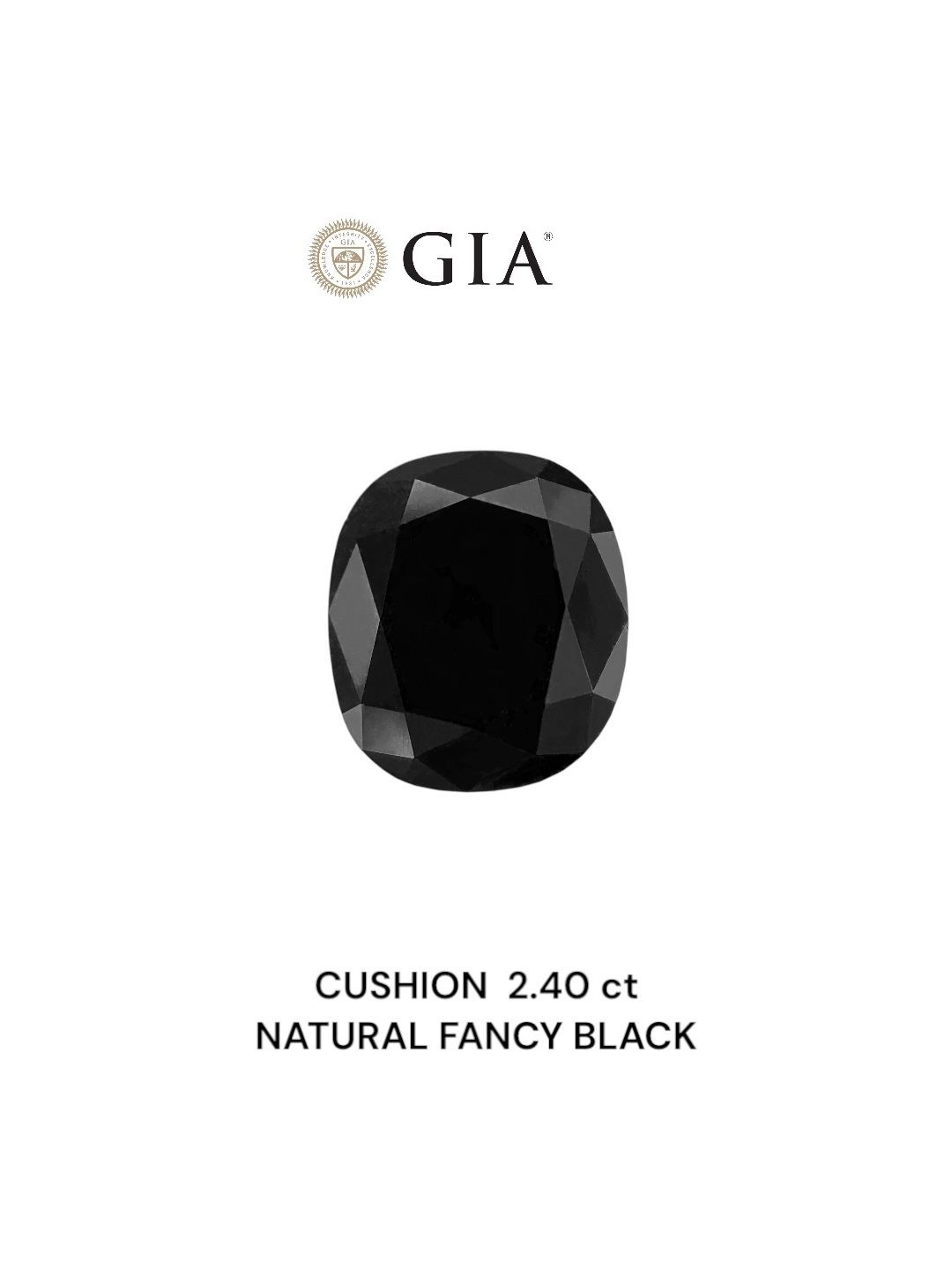 2.40 ct Cushion Brilliant diamond