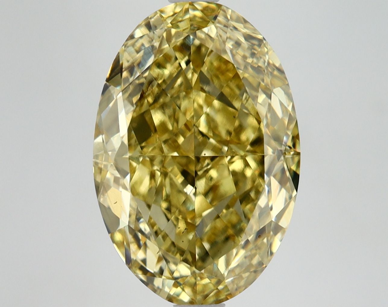 6.01 ct. oval Lab Grown Diamond front image