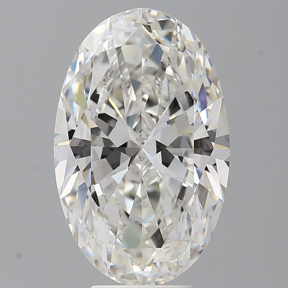 6.54 ct. oval Lab Grown Diamond front image