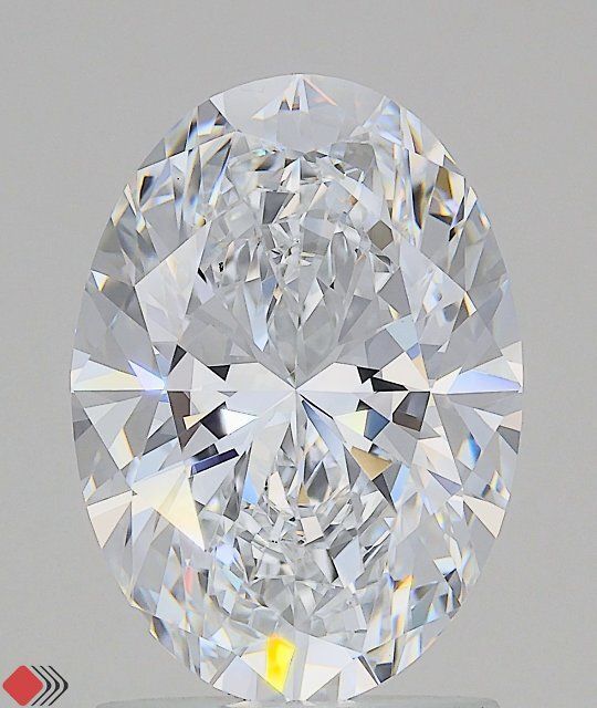 2.08 ct. oval Lab Grown Diamond front image