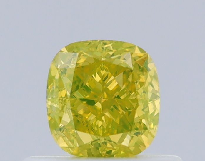 Diament 0.51 ct Fancy Intense Greenish Yellow/VS2