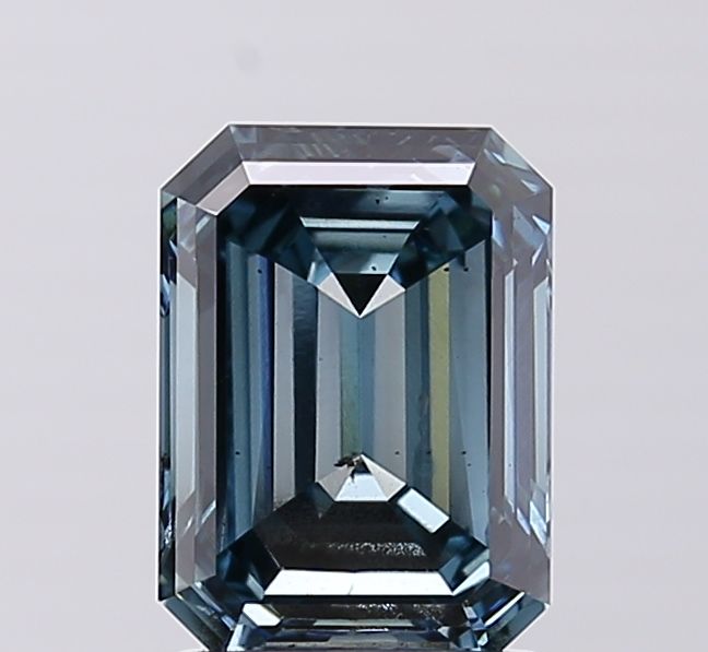 1.88 CT Fancy Deep Greenish Blue EMERALD