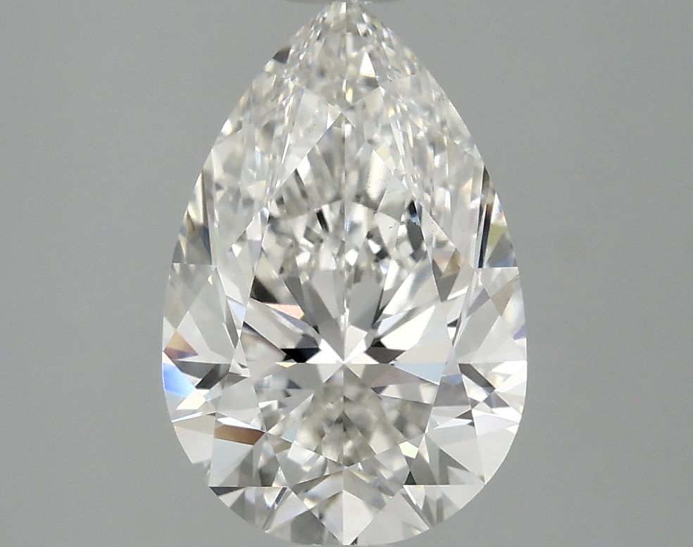 2.5 ct lab-grown Pear Diamond