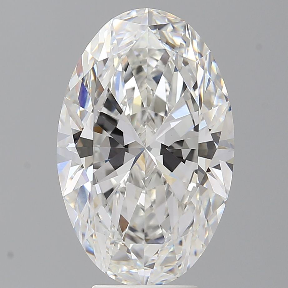 6.09 ct. oval Lab Grown Diamond front image