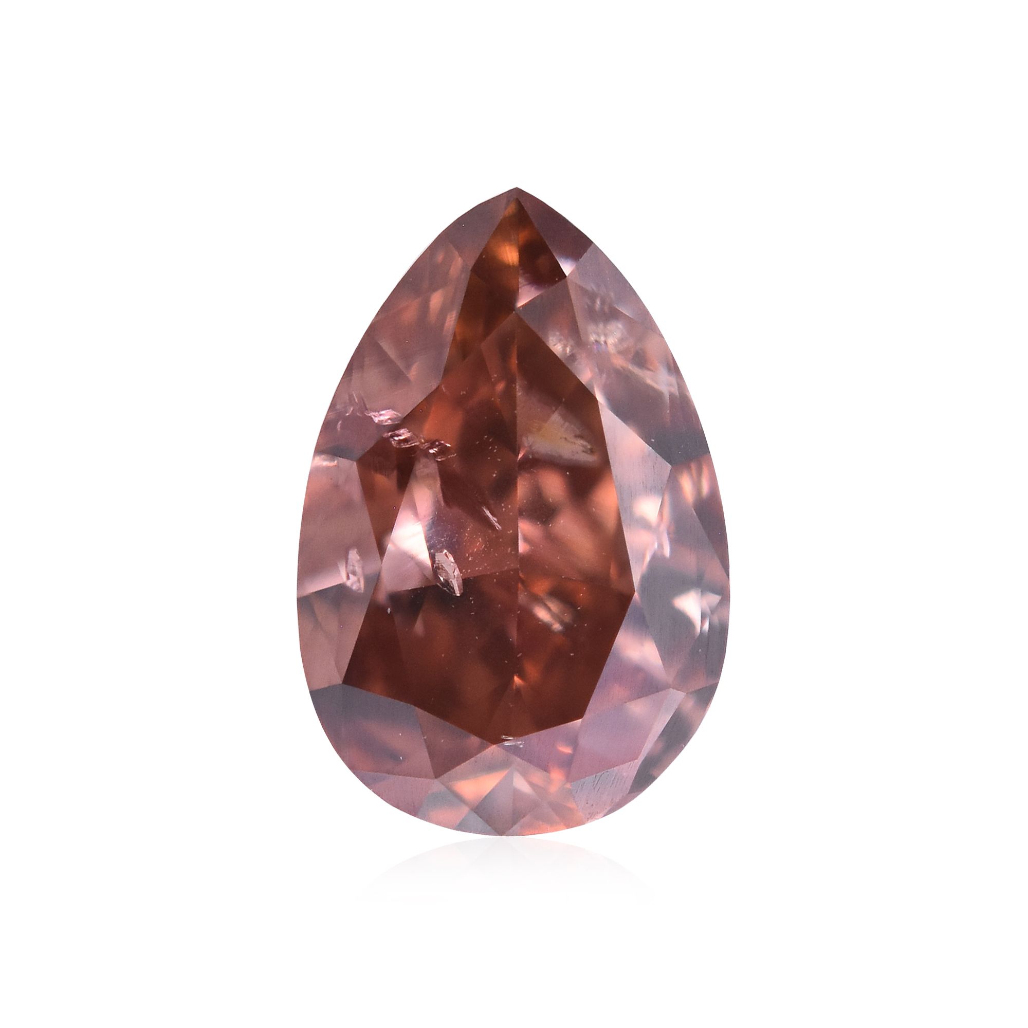 Diament 0.51 ct Fancy Deep Brownish Pink/I1
