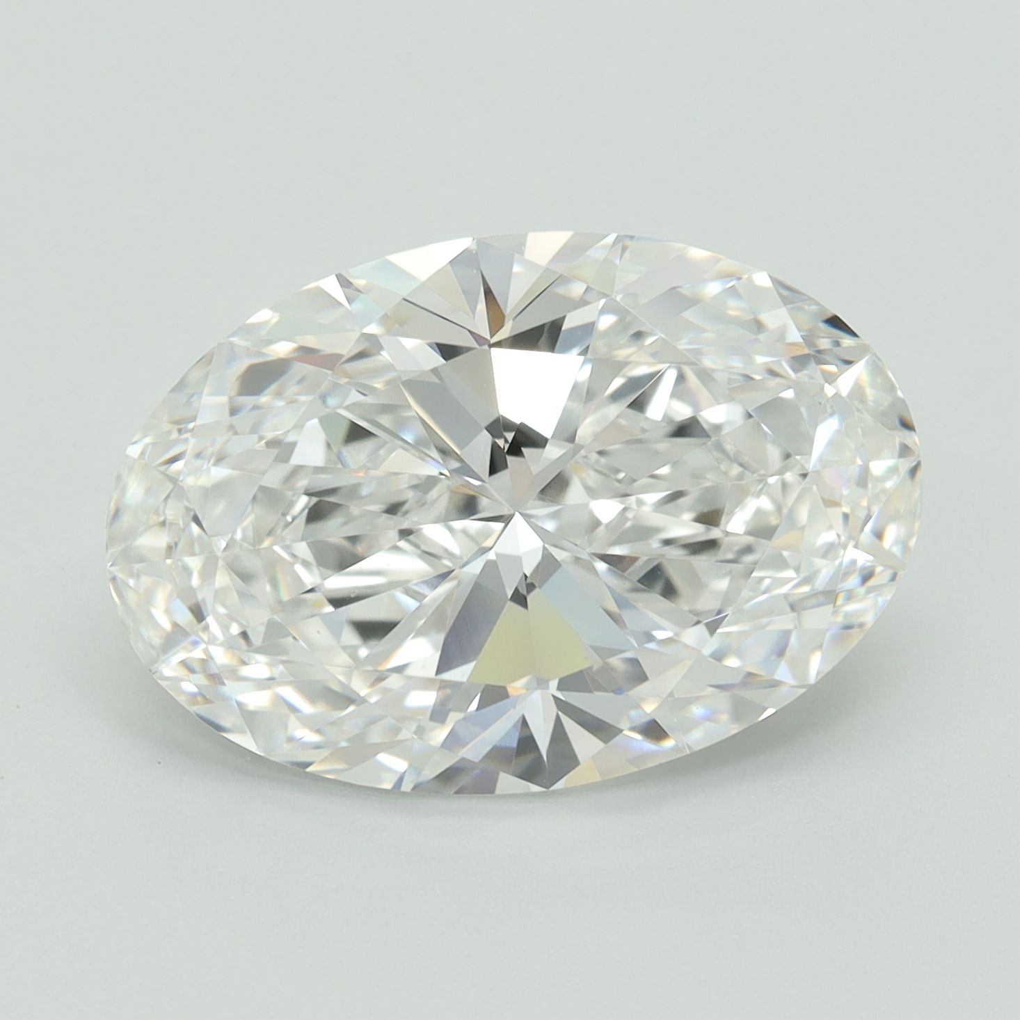 7.05 ct. oval Lab Grown Diamond front image