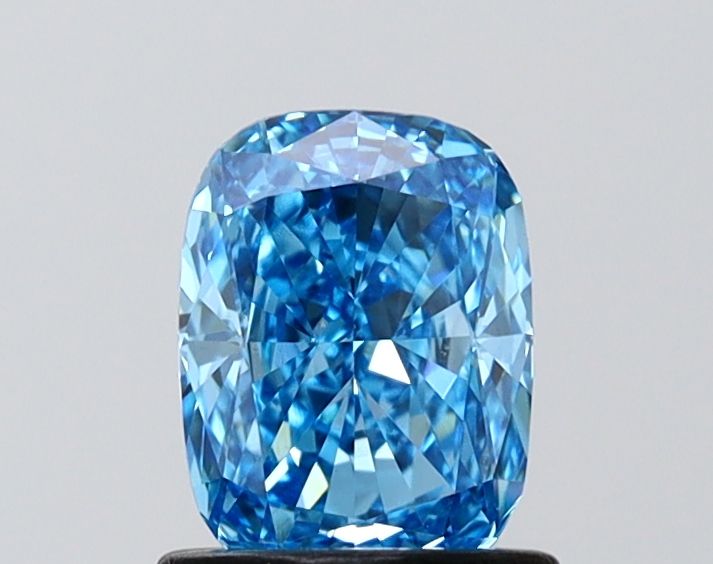 1.01 CT Fancy Vivid Blue CUSHION MODIFIED