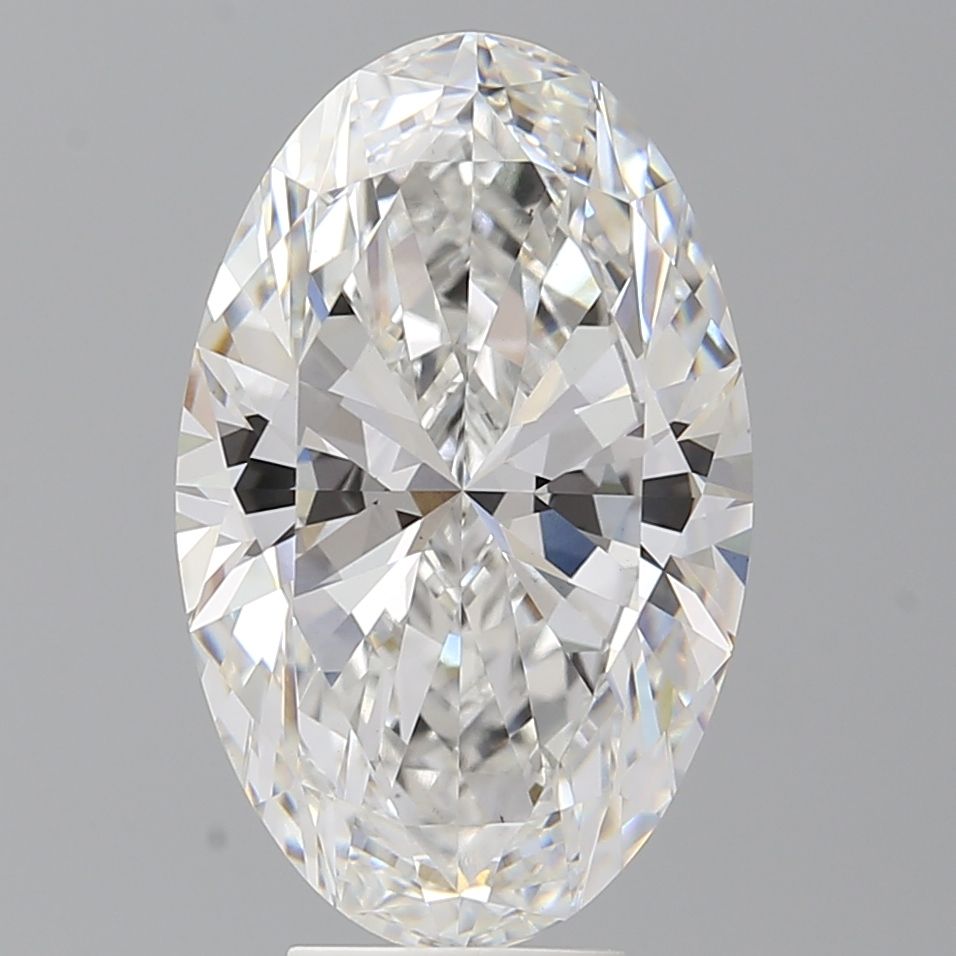 6.54 ct. oval Lab Grown Diamond front image