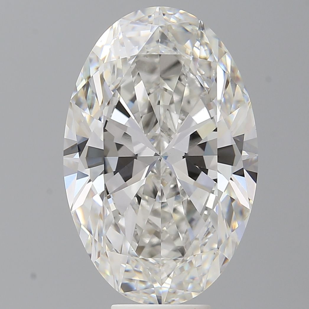 9.09 ct. oval Lab Grown Diamond front image