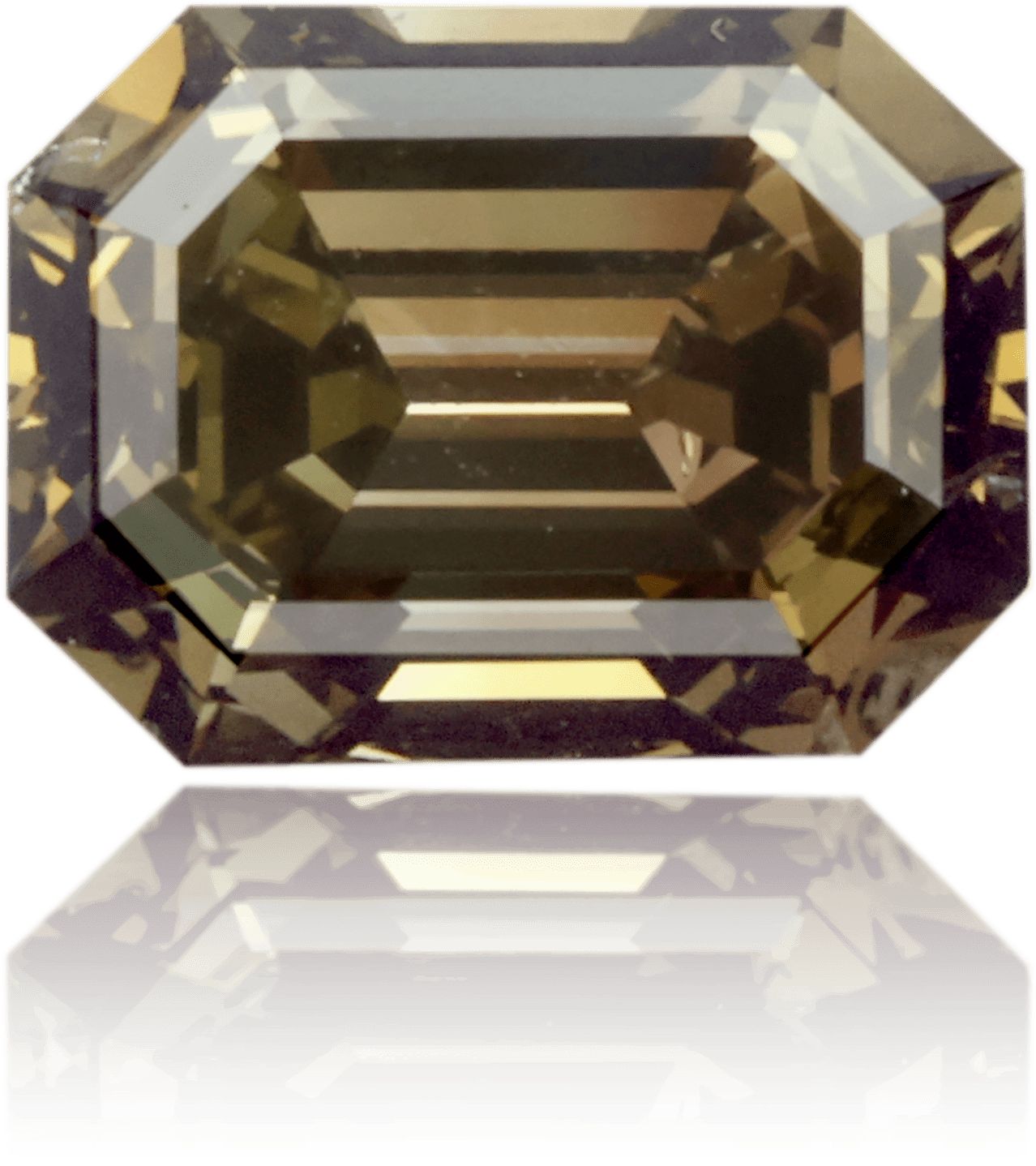 Diament 0.77 ct Fancy Intense Greenish Brown/SI2